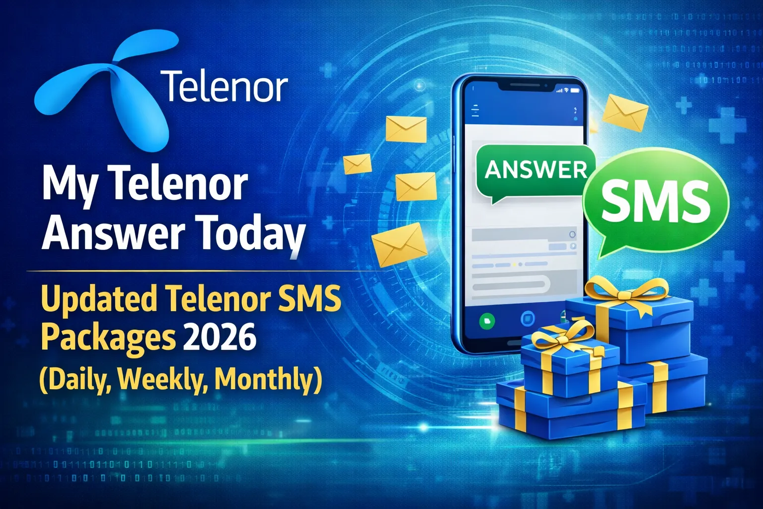 Telenor SMS Packages 1 Telenor SMS Packages